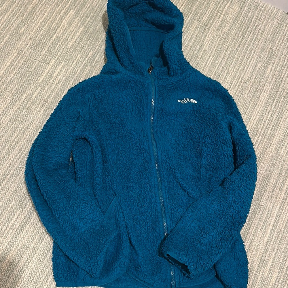 The North Face Teal Fleece Jacket